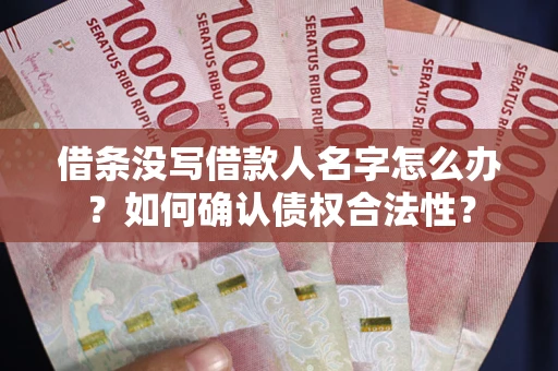 北京借条没写借款人名字怎么办？如何确认债权合法性？