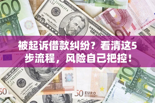 北京被起诉借款纠纷？看清这5步流程，风险自己把控！