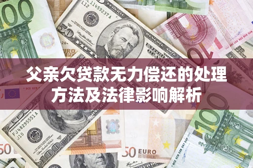 北京父亲欠贷款无力偿还的处理方法及法律影响解析